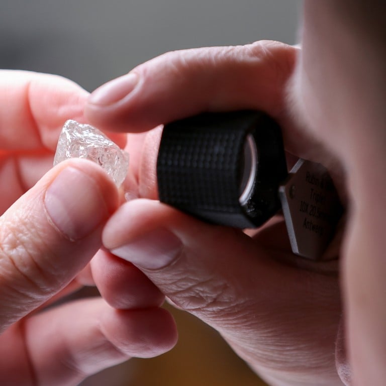 Lab-grown diamonds now make up a fifth of the market, but their popularity has begun to fall. Photo: Reuters