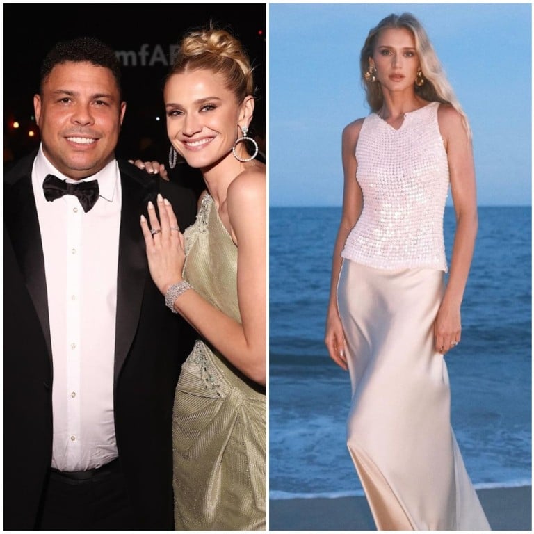 Brazilian footballer Ronaldo and Celina Locks married in September 2023. Photos: @celinalocks/Instagram