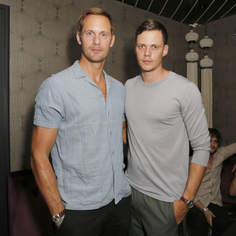 Hollywood actor brothers Alexander Skarsgård and Bill Skarsgård at an Ermenegildo Zegna event in LA. Photo: Getty Images