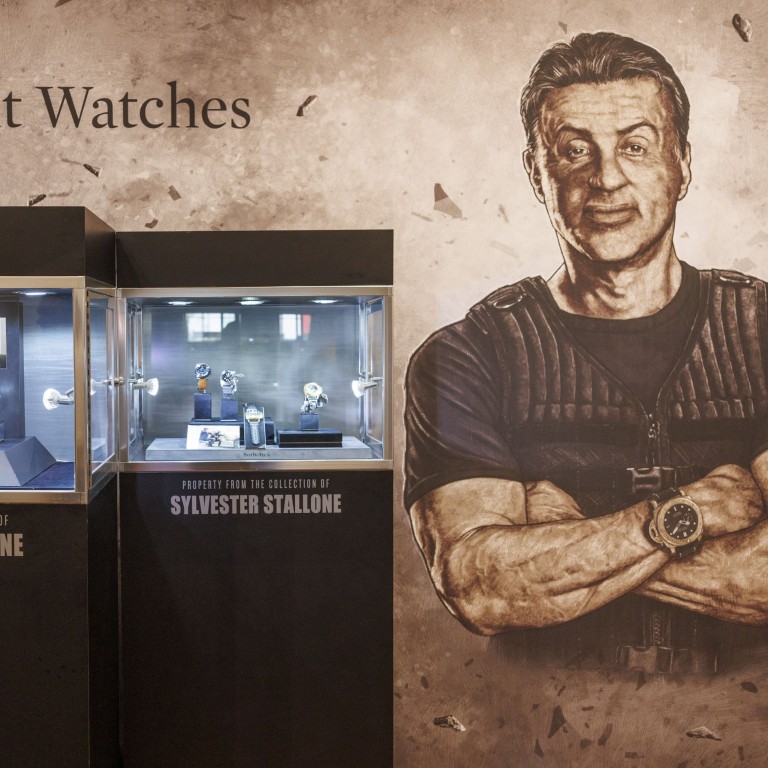 Rocky star Sylvester Stallone’s 11-piece collection just fetched millions at Sotheby’s “The Important Watches” auction in New York, on June 5. Photo: EPA-EFE