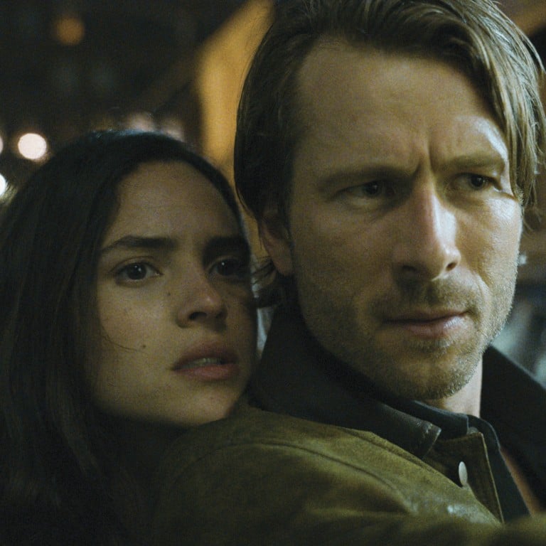 Adria Arjona and Glen Powell in Netflix’s Hit Man. Photo: Netflix/AP