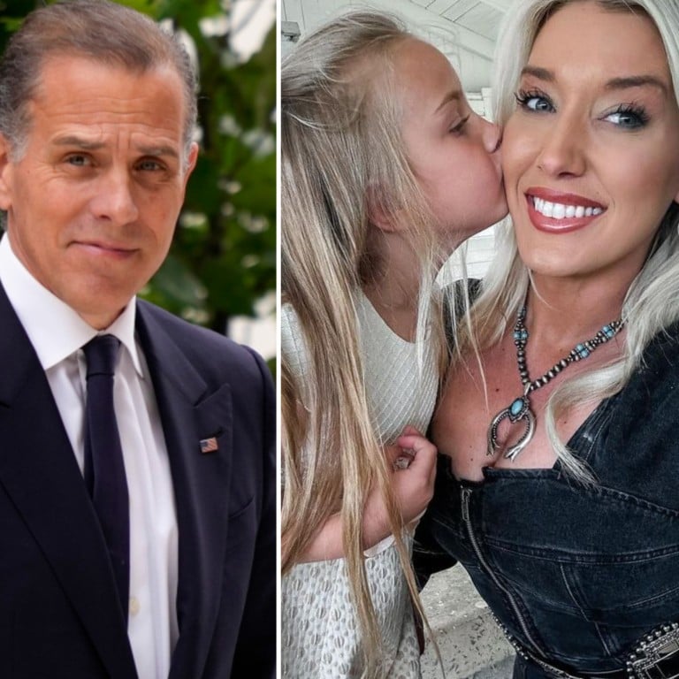 Lunden Roberts (right), a former basketball player and exotic dancer, is the mother of Navy Joan Roberts, Hunter Biden’s fourth child and the only one of the five born out of wedlock. Photos: AP, @lundentownn_/Instagram