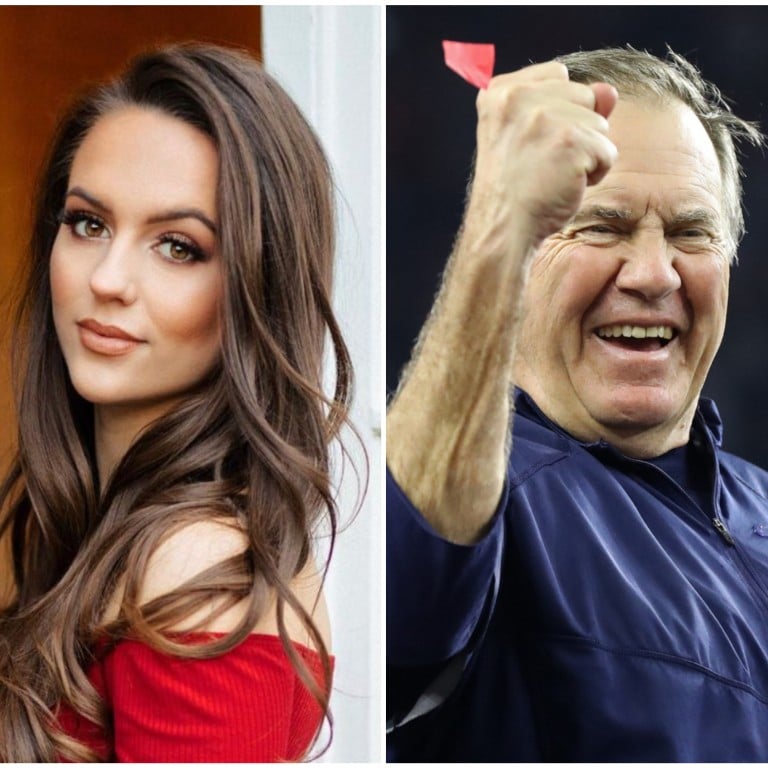 Jordon Hudson, 24, is currently dating Bill Belichick, 72, after meeting him on a flight to Florida. Photos: @jordon_isabella/Instagram, TNS