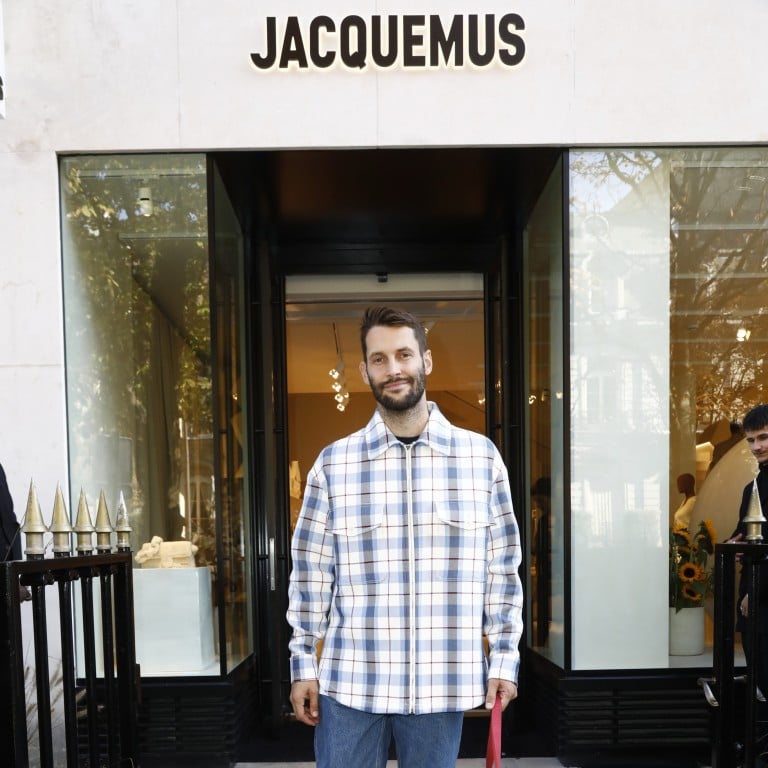 Simon Porte Jacquemus, founder of the brand named after him, loves to keep things low-key and casual, as seen here at the Jacquemus store during 2023 Paris Fashion Week. Photo: Getty Images