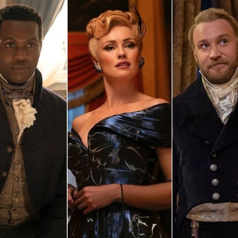 Victor Alli, Hannah New and Sam Phillips are just a few of the new cast members joining Bridgerton for season three. Photos: @samosphillipos, @bridgertonnetflix, @hannahnewuk/Instagram