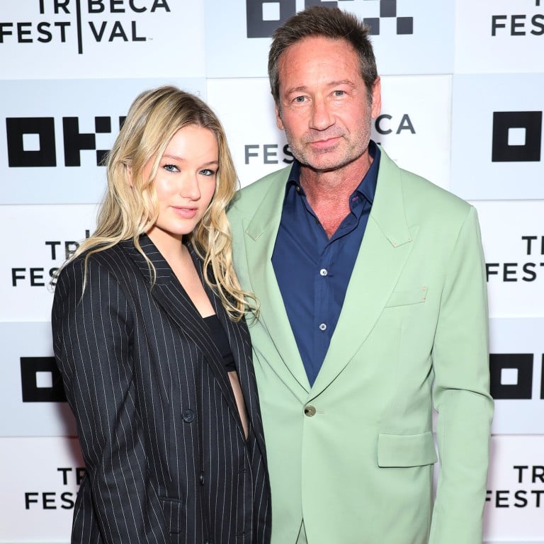 David Duchovny and his daughter West Duchovny at the 2023 Tribeca Festival in New York. Photo: Getty Images
