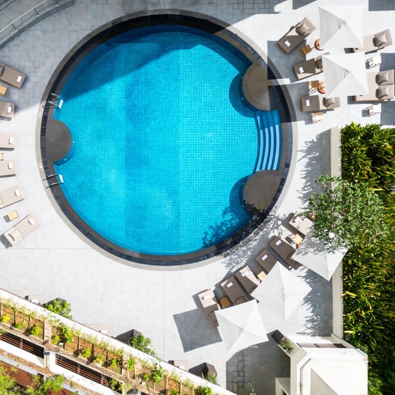 The outdoor pool at Conrad Singapore Orchard, formerly the Regent Singapore. Photos: Handout