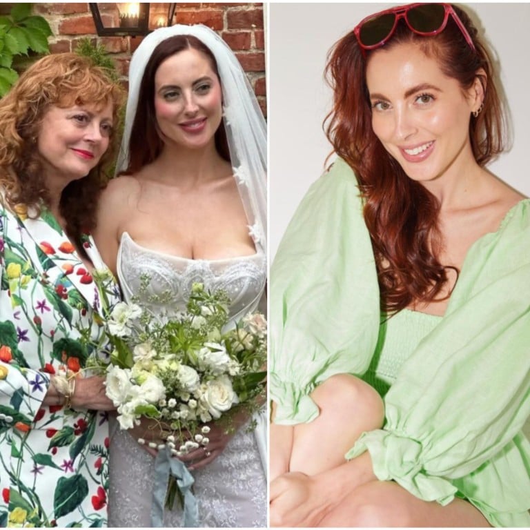 Susan Sarandon’s actress daughter Eva Amurri recently created a buzz online with her choice of wedding dress. Photos: Marcus McGregor, @thehappilyeva/Instagram