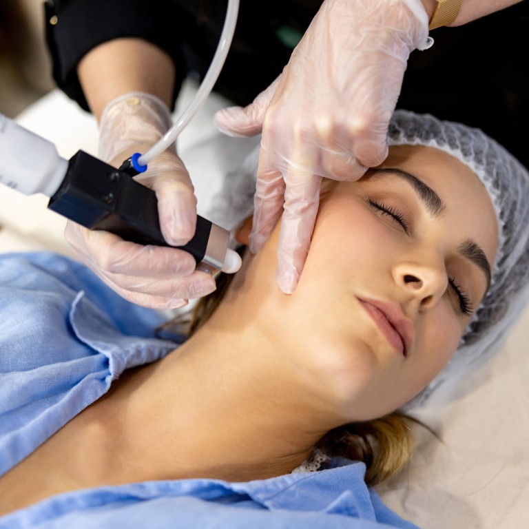 A woman undergoes a rejuvenation treatment at a spa. Photo: Getty Images