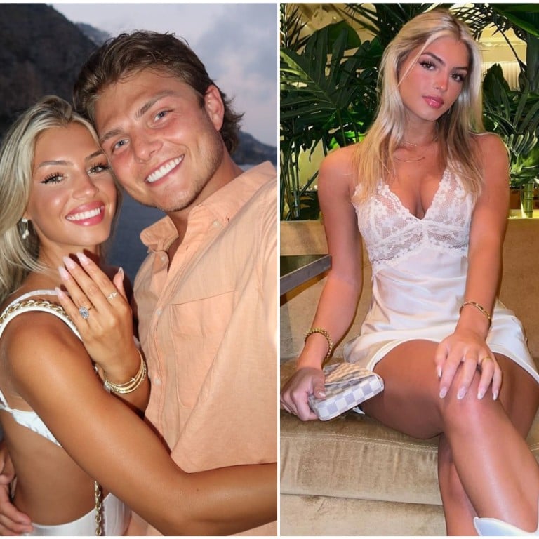 Nicolette Dellanno just got engaged to NFL player Zach Wilson in Italy. Photos: @nicolettedellanno/Instagram