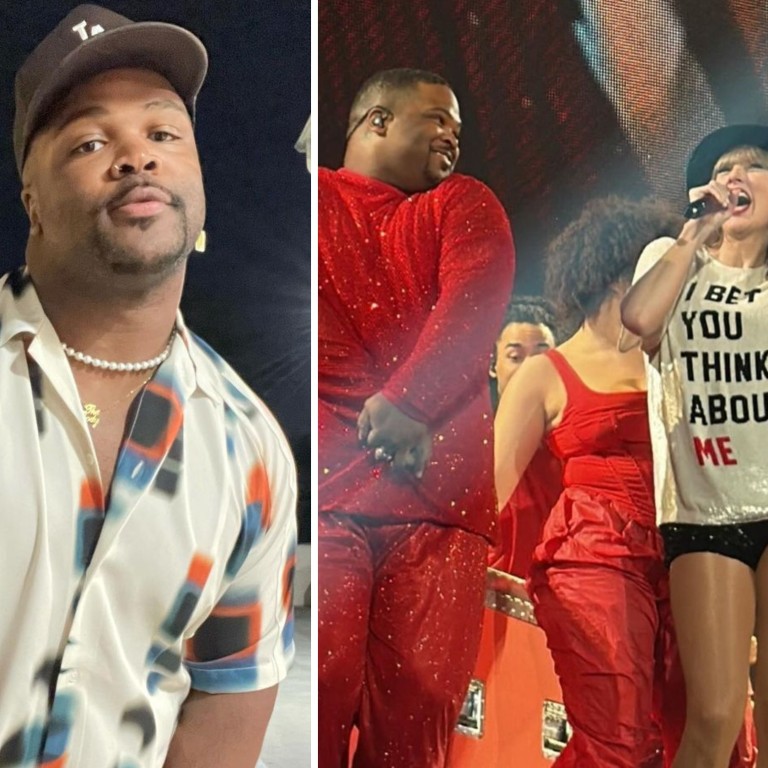 Dancer Kameron Saunders has been a hit on Taylor Swift’s Eras Tour. Photo: kamnsaunders/Instagram