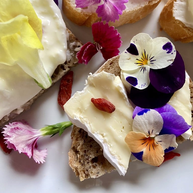 Unlocking the therapeutic power of flowers: a dive into medicinal properties and well-being benefits. Pictured: canapés with edible flowers. Photos: Handout
