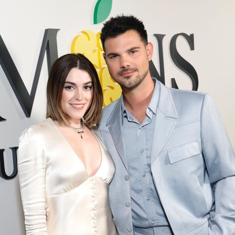 Taylor Dome and Taylor Lautner; the pair married in 2022. Photo: @taylautner/Instagram