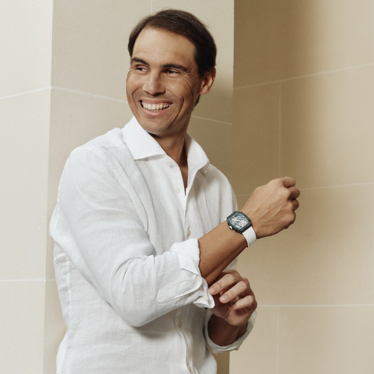 PARIS, FRANCE - MARCH 25: Tennisman Rafael Nadal (Rafa) poses for a portrait shoot for Richard Mille on March 25, 2024 in Paris, France. (Photo by Thomas Laisné/Contour by Getty Images)