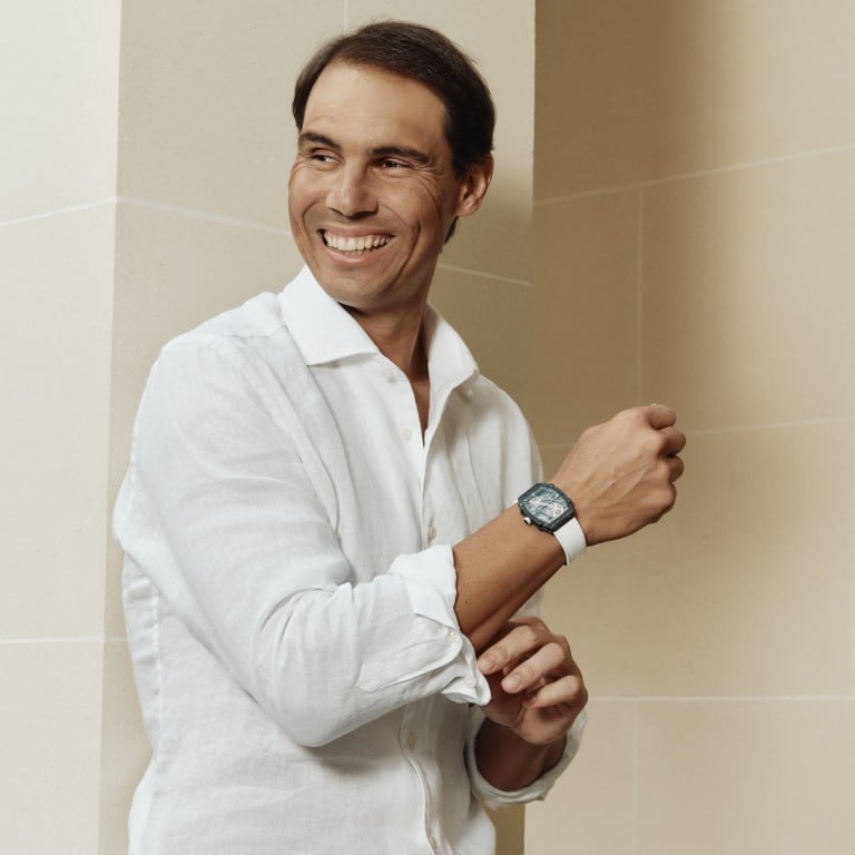PARIS, FRANCE - MARCH 25: Tennisman Rafael Nadal (Rafa) poses for a portrait shoot for Richard Mille on March 25, 2024 in Paris, France. (Photo by Thomas Laisné/Contour by Getty Images)