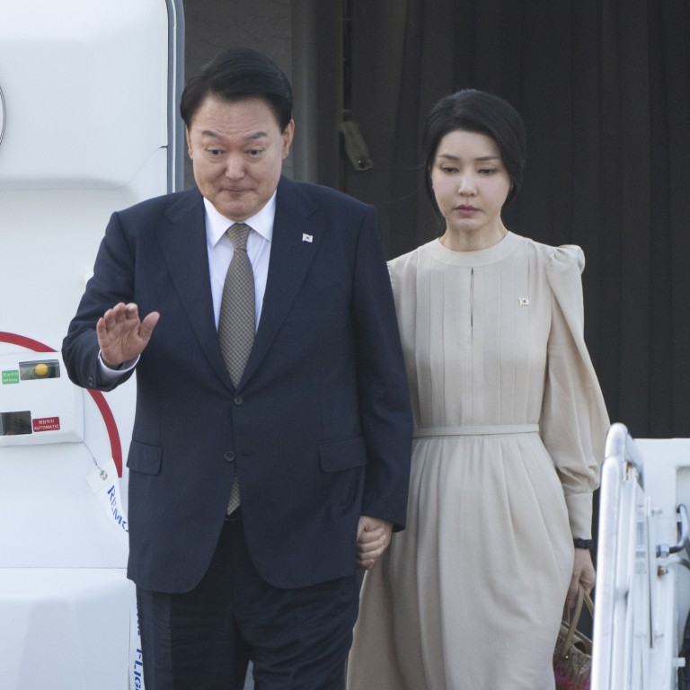 South Korea first lady Kim Keon-hee questioned over US$2,200 Dior bag, stock manipulation