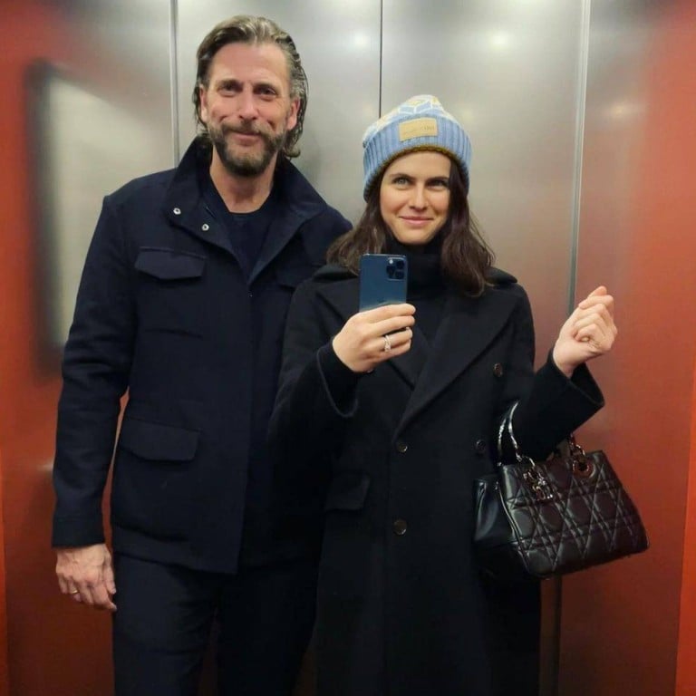 Andrew Form and Alexandra Daddario may be a Hollywood power couple, but even they aren’t immune to elevator selfies. Photo: @alexandradaddario/Instagram
