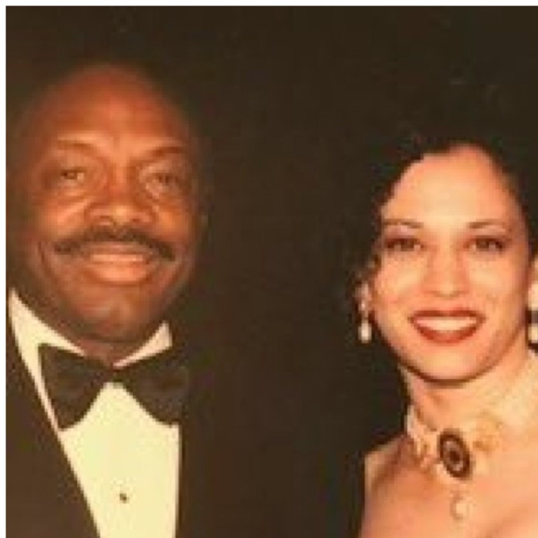 Willie Brown dated US vice president Kamala Harris in the 1990s. Photos: @zhenryaz/X; Getty Images