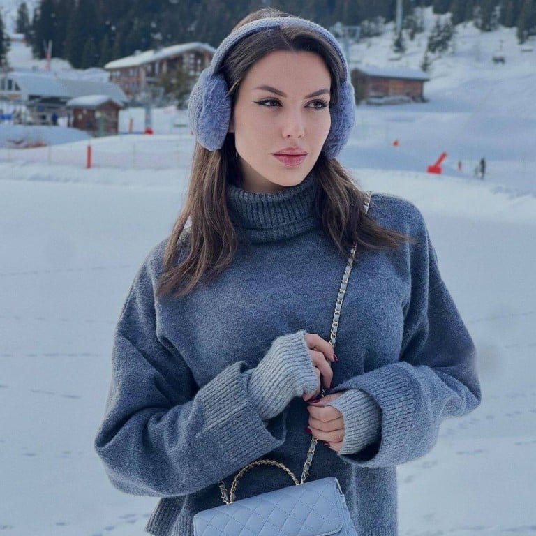 Caroline Donzella looking chic in Chanel at Courchevel at the end of 2023. Photos: @carolinedonzella/Instagram