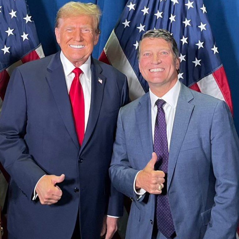 Ronny Johnson poses with former US president Donald Trump. Photo: @RonnyJacksonTX/X