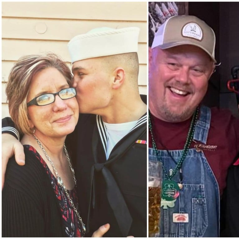 Zach Bryan’s parents, Dewayne and Annette Bryan. Photos: @zachlanebryan/Instagram; Redd’s Biergarten Newark/Facebook