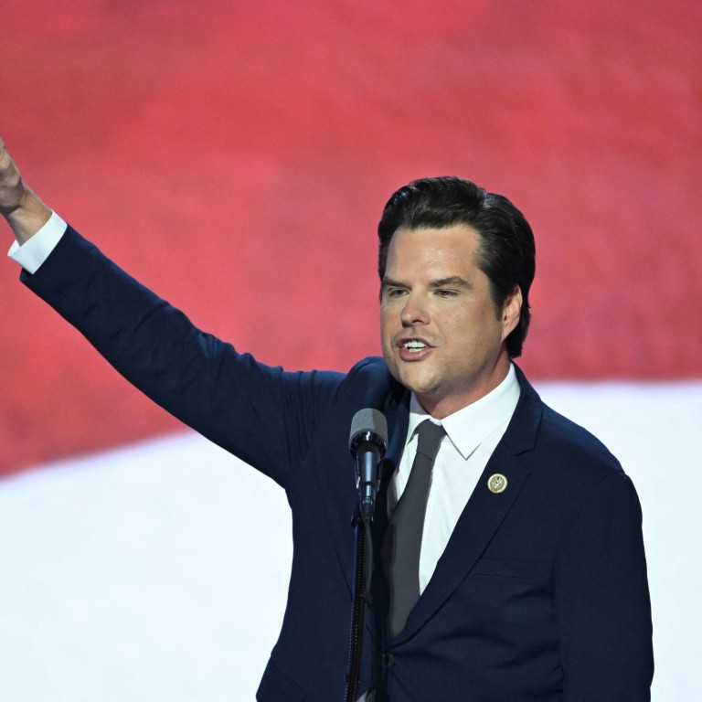 Who is US politician Matt Gaetz, supporter of Trump – and weed legalisation? Photo: AFP