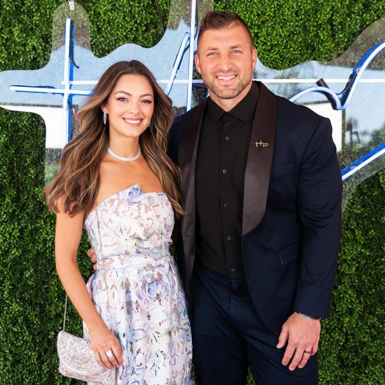 Former NFL star Tim Tebow and his wife Demi-Leigh Tebow, at the Tim Tebow Foundation Celebrity Gala and Golf Classic. Photo: @demitebow/Instagram