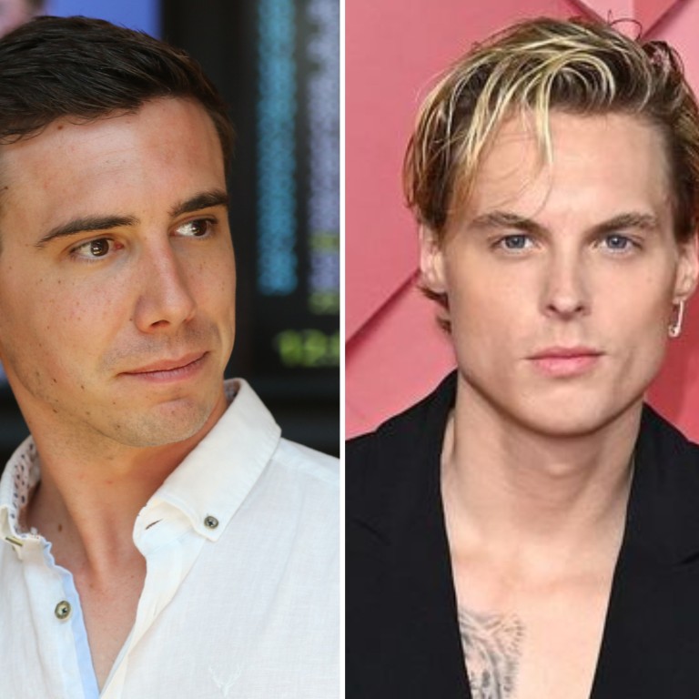 Red Bull heir Mark Mateschitz (left) and Norway’s Gustav Magnar Witzøe both inherited their billions. Photo: @guswitzoe/Instagram, Getty Images