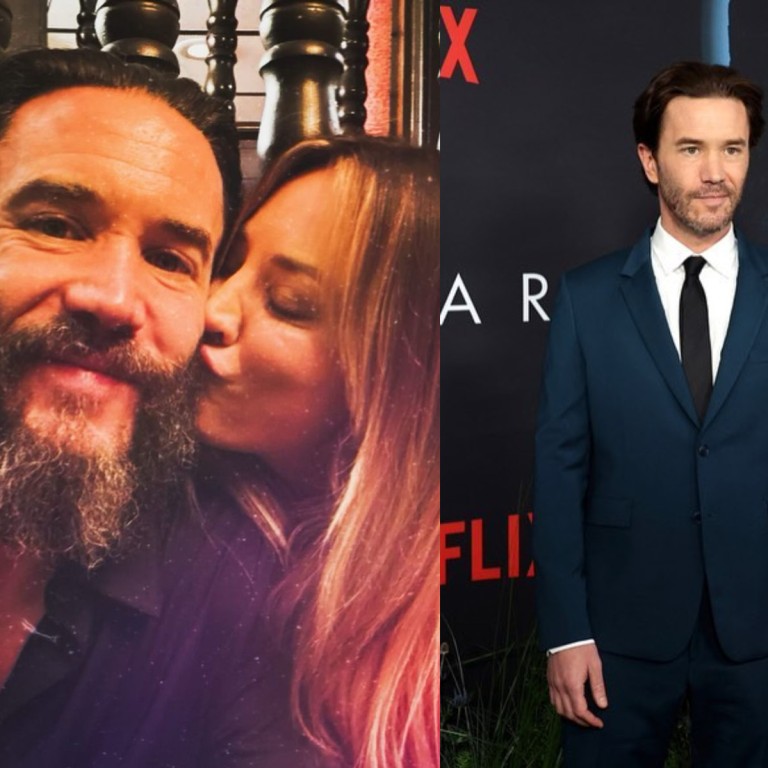 Tom Pelphrey, of Banshee and Ozark fame, and Kaley Cuoco, who starred in The Big Bang Theory, are officially engaged! Photos: @tommypelphrey/Instagram