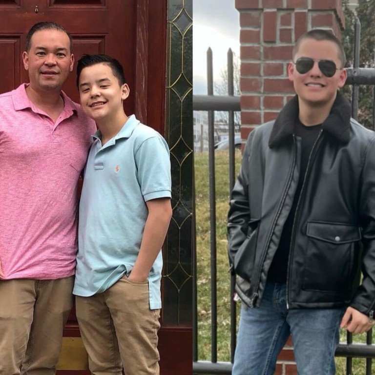 Collin Gosselin with dad Jon, with whom he has lived since 2018. Photos: @jongosselin1, @collingosselin1/Instagram