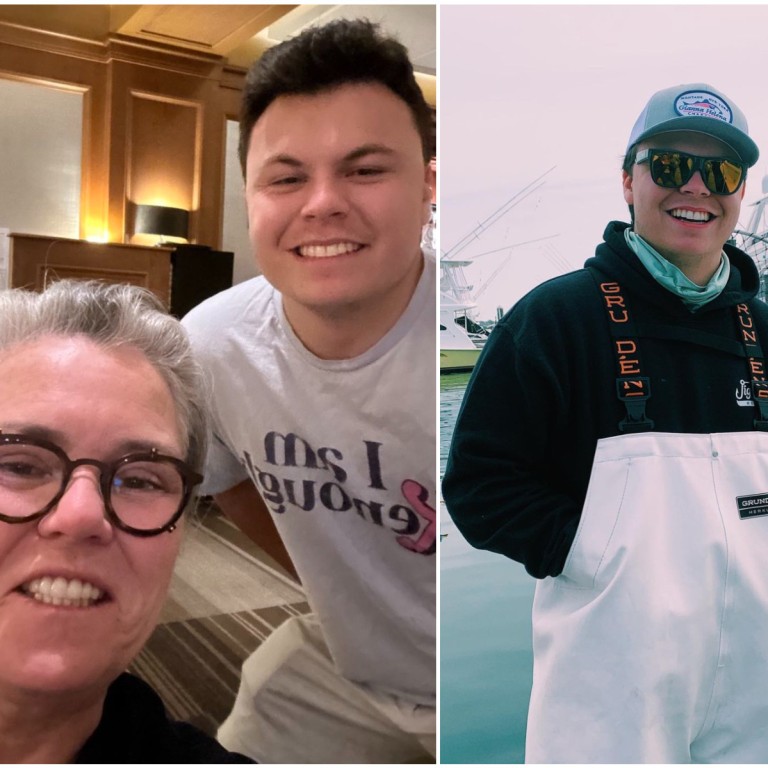 Proud mum Rosie O’Donnell with her son Blake O’Donnell. Photos: @rosie, @theblakeodonnell/Instagram