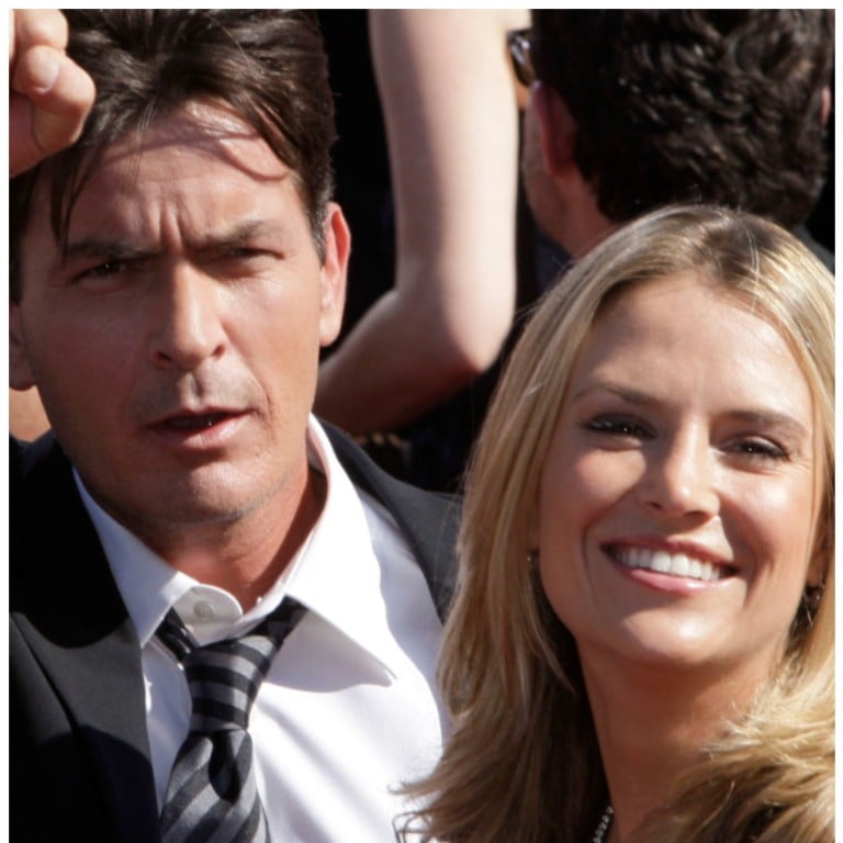 Charlie Sheen and Brooke Mueller share twin sons named Bob and Max, who are now 15. Photos: AP, @charliesheen/Instagram