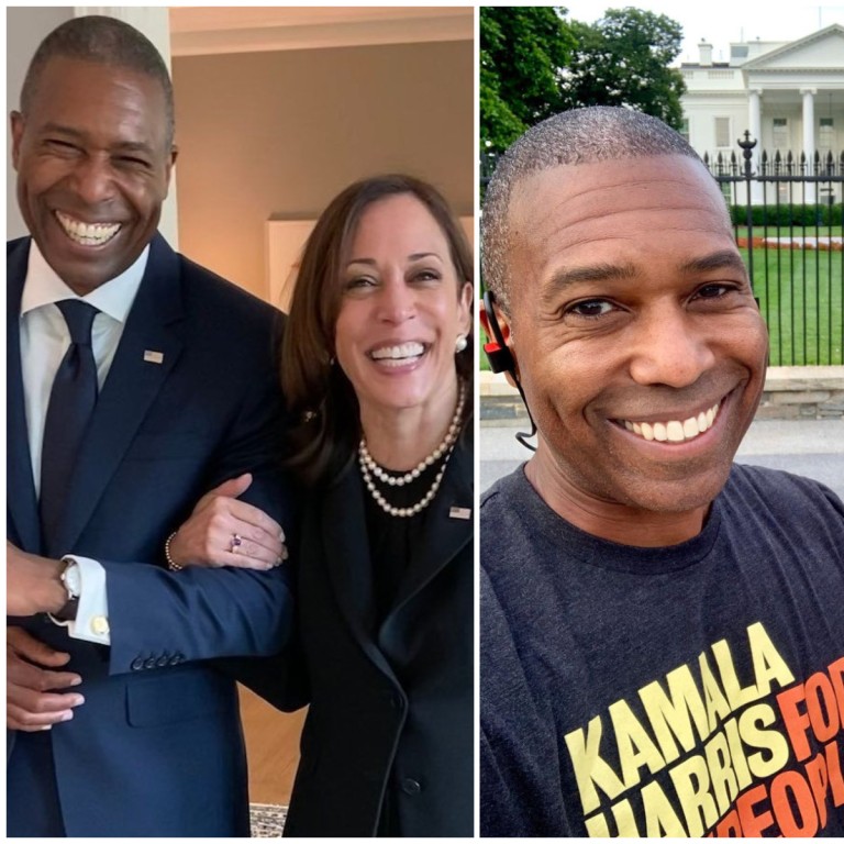 Tony West is Kamala Harris’ brother in law. Photos: @meenasdad/Instagram