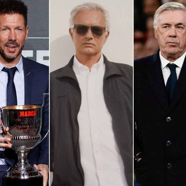 Eight richest soccer managers in the world in 2024: net worths, ranked – including from left, Argentina’s Diego Simeone, Portugal’s José Mourinho and Italy’s Carlo Ancelotti. Photos: @simeone, @adidasoriginals, @mrancelotti/Instagram