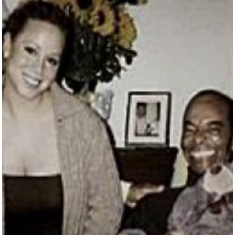 Mariah Carey with her father Alfred Roy Carey, who died in 2002. Photos: @PinkYetLavendar/X; @mariahcarey/Instagram