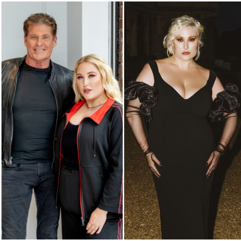 David Hasselhoff and his 32-year-old model and actress daughter Hayley Hasselhoff. Photos: Getty Images; @hhasselhoff/Instagram