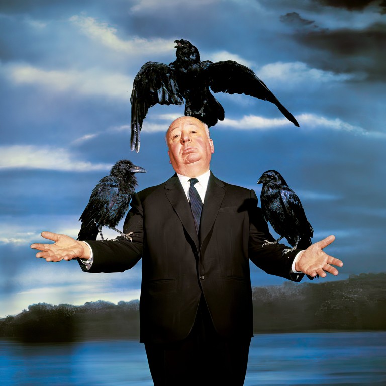 Two books about Hollywood featuring legendary names from in front and behind the camera, including director Alfred Hitchcock, seen here with his avian stars from his classic horror movie The Birds. Photos: Handout