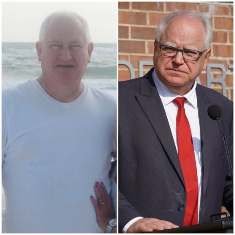 Jeff and Tim Walz may look alike, but the Nebraska siblings’ political views couldn’t be more different. Photos: Jeff Walz/Facebook; @mngovernor/Instagram