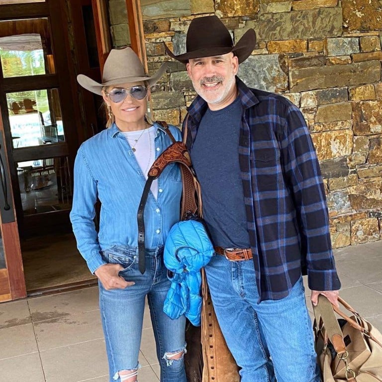 Yolanda Hadid and her “cowboy”, Joseph Jingoli. Photo: @yolanda.hadid/Instagram