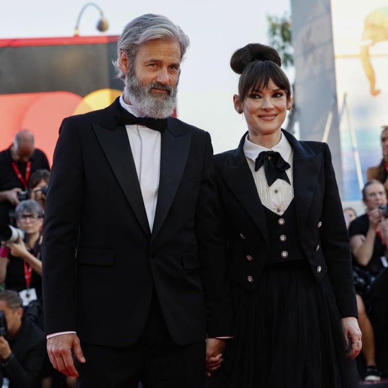 US actor Winona Ryder and Scott Mackinlay Hahn arrive for the opening ceremony and screening of Beetlejuice Beetlejuice at the 81st annual Venice International Film Festival, in Venice, Italy, in August. Photo: EPA-EFE