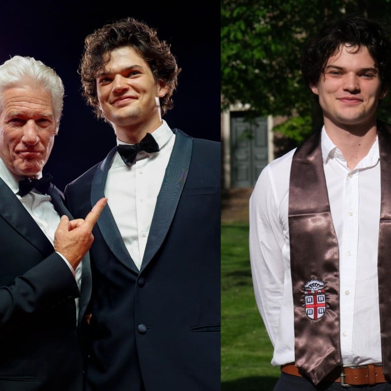 Richard Gere’s eldest son, Homer James Jigme Gere, just graduated from Brown – but is he following in his famous father’s footsteps? Photos: EPA-EFE, @homergere/Instagram