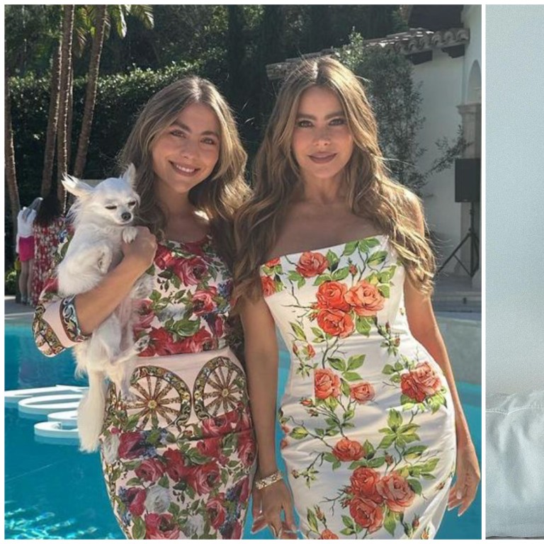 Claudia Vergara (left), seen here with her aunt Sofia Vergara (right) is getting a lot of attention lately. Photos: @cdcergara, @sofiavergara/Instagram