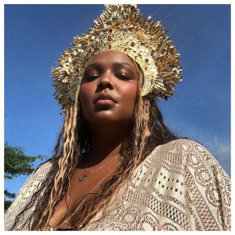 Lizzo performing