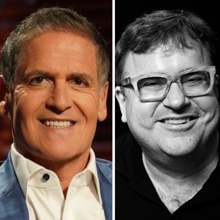 Mark Cuban, Reid Hoffman and Steve Wozniak are all supporting Kamala Harris in her race to the White House. Photos: @mcuban; @reidhoffman/Instagram; EPA/TWT