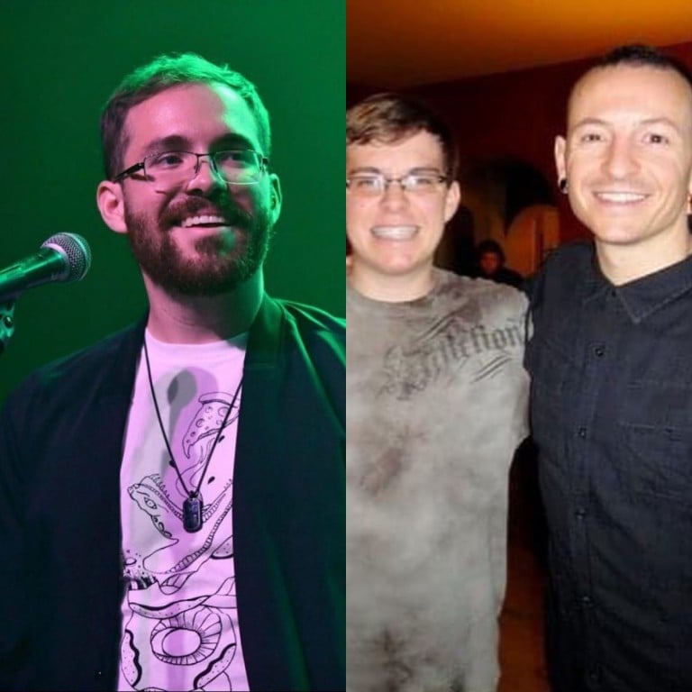 Chester Bennington’s son Jaime Bennington is making headlines for his strong opposition of new Linkin Park vocalist Emily Armstrong. Photos: @thepicturepiecesarchive/Instagram