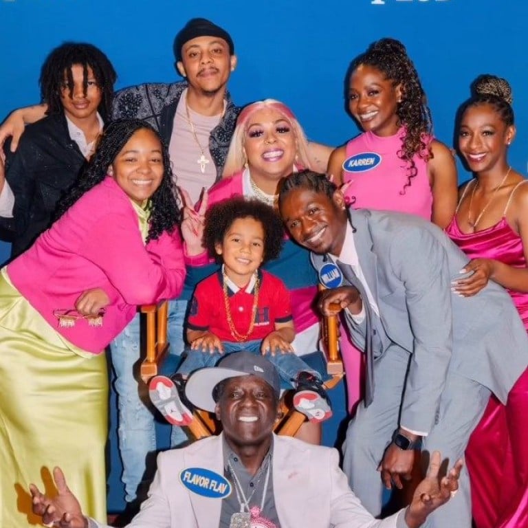 Flava Flav has eight children and, despite his occasionally rocky relationships with their mums, brought his family onto an episode of Celebrity Family Feud earlier this year. Photo: @flavorflavofficial/Instagram