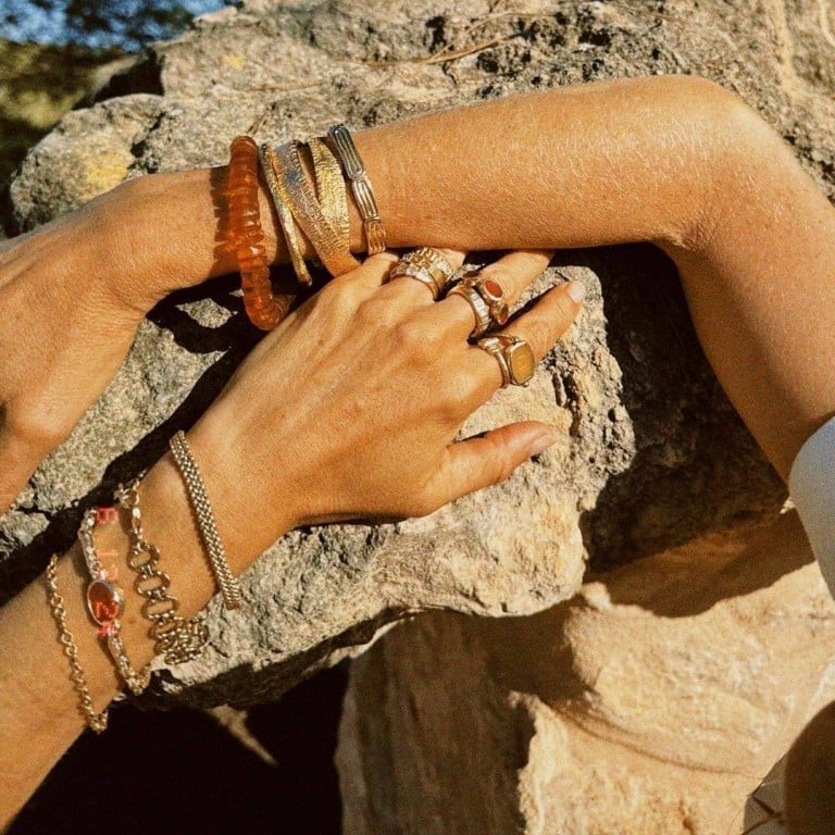 Lucy Folk makes jewellery and resortwear, available at the label’s boutiques in Sydney, Melbourne and also online. Photo: @lucy_folk/Instagram