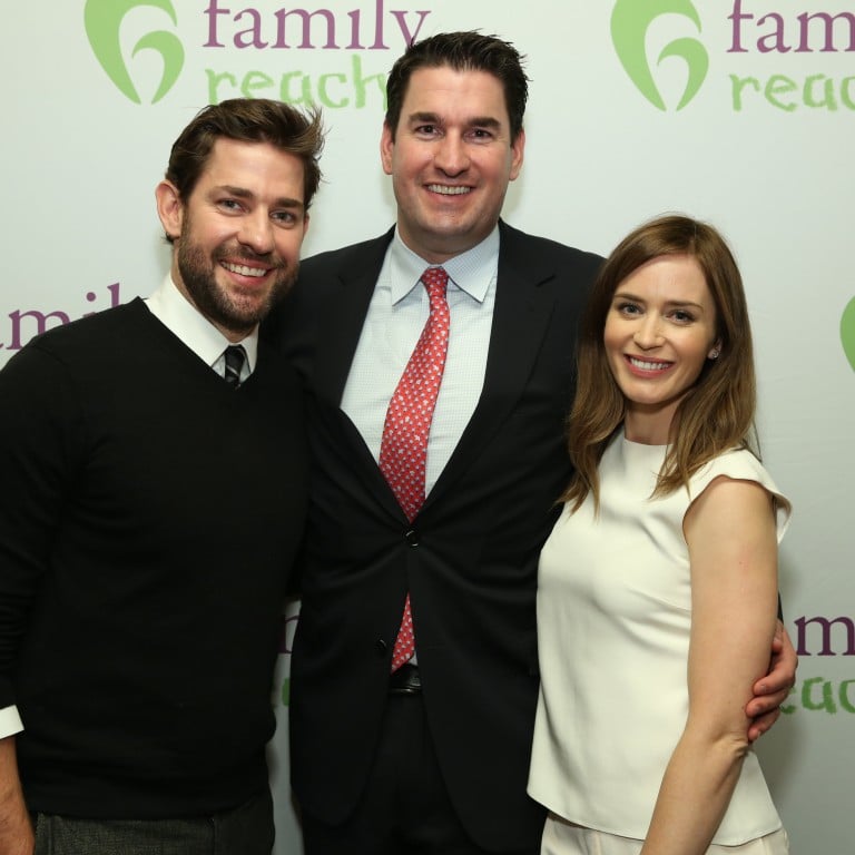 John Krasinski, Paul Krasinski and Emily Blunt. Photo: Getty Images