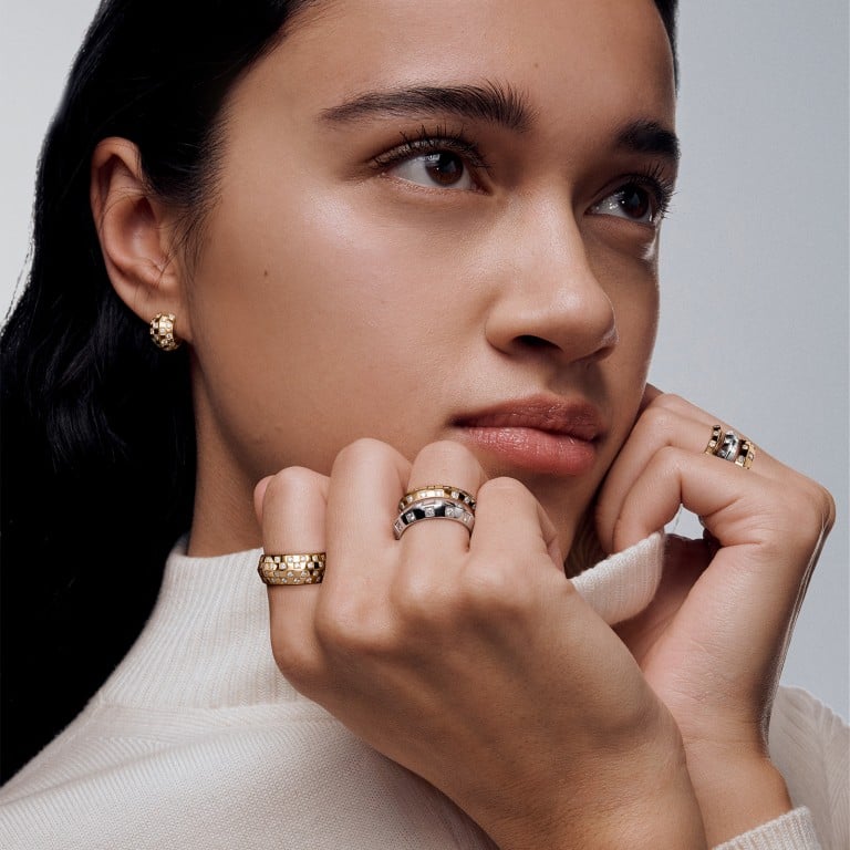 The Le Damier de Louis Vuitton collection sees the chequerboard motif making its jewellery debut. Photo: Handout