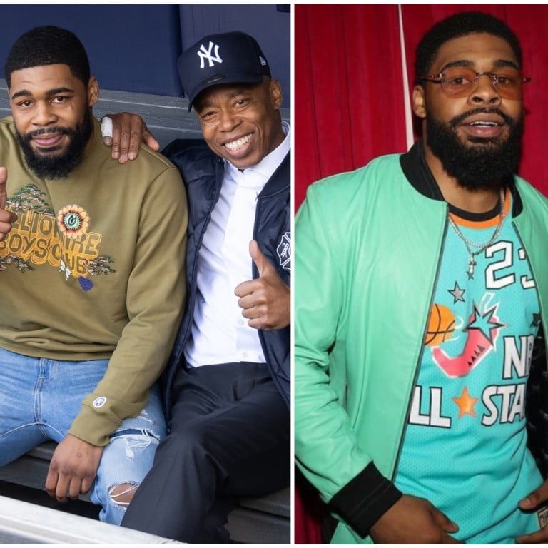 Jordan Coleman is the son of New York Mayor Eric Adams – who has this week been charged with bribery and wire fraud. Photos: Mayor Eric Adams/Facebook, @_jayoo_/Instagram